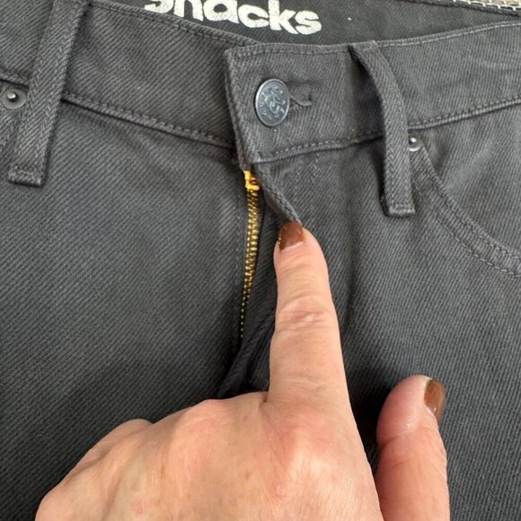 Mother Denim Snacks The Down Low Sweet Tooth Skimp Straight Faded Black Jeans 25 - Picture 5 of 16